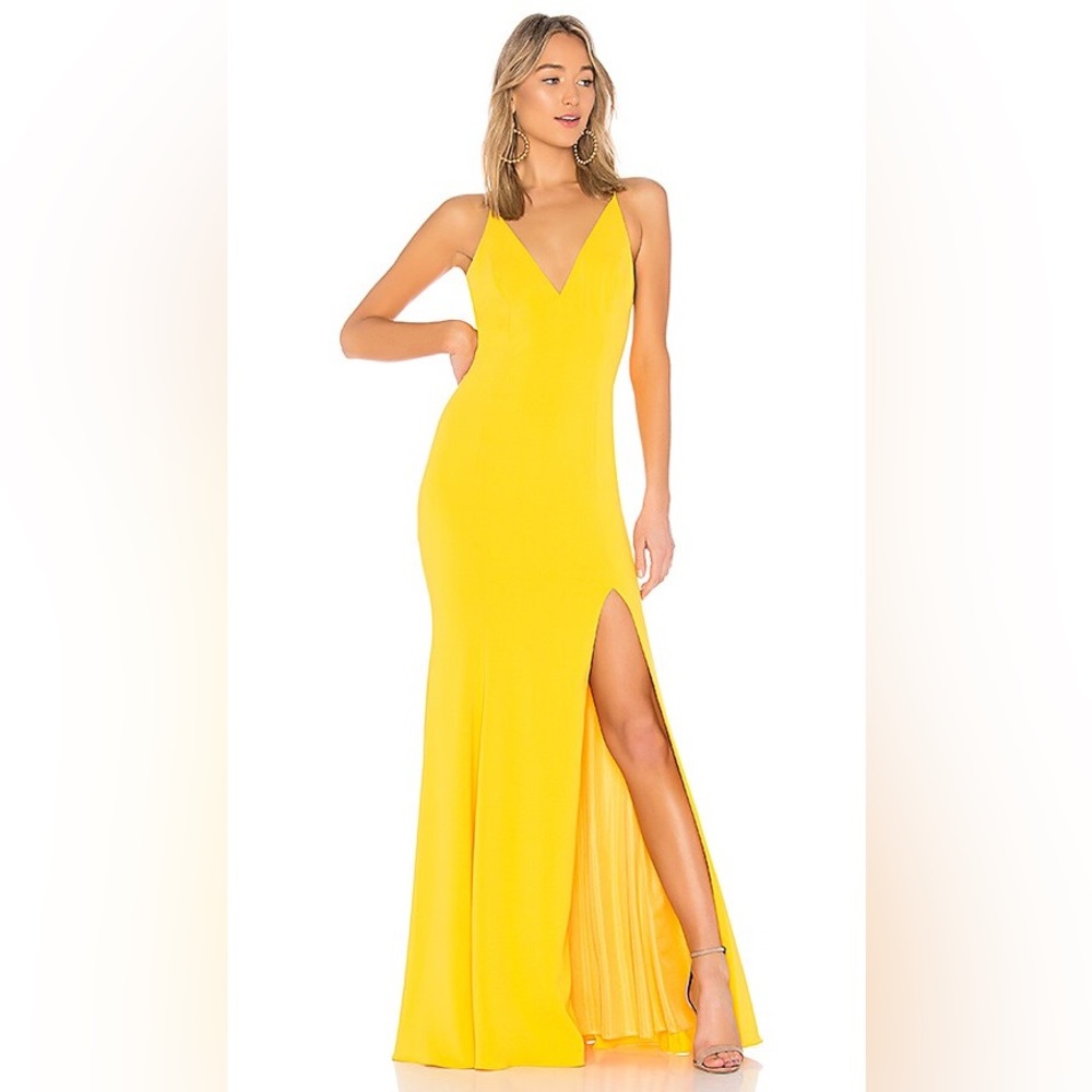 Yellow Jay Godfrey Kimberly gown